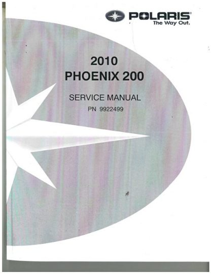 Official 2010 Polaris Phoenix 200 Factory Service Manual